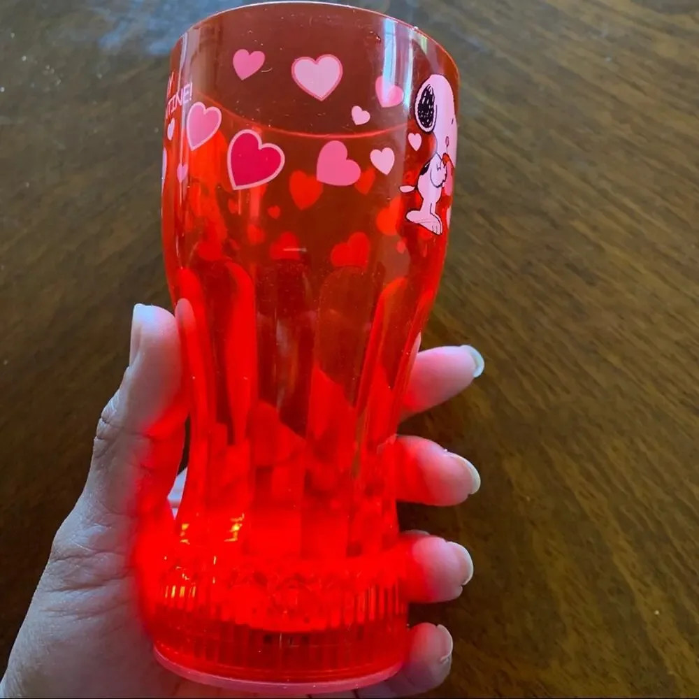Peanuts Snoopy Valentine’s Light Up Party Cup Peanuts Kidcore Be My Valentine